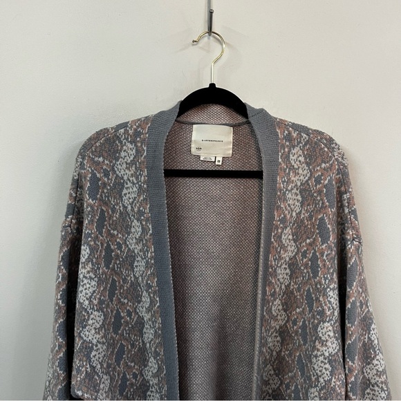 By Anthropologie Serpentine Gray Duster Sweater - Picture 4 of 14